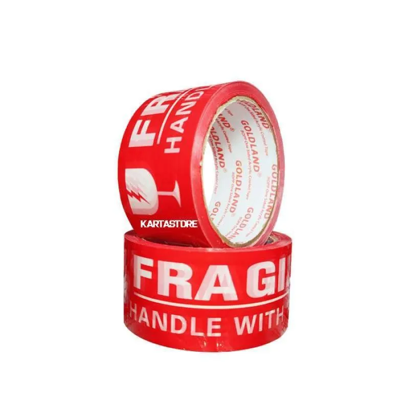 Lakban Bening / Coklat / Fragile Core 45mm / 48mm - 90Yards / 100Yards
