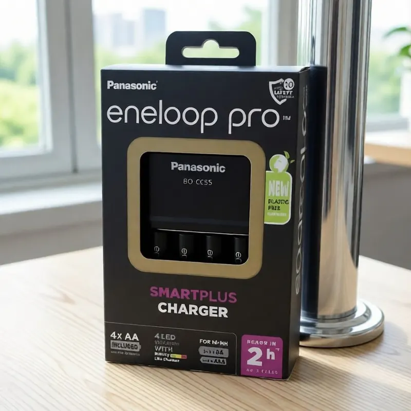 PANASONIC CHARGER ENALOOP PRO 2500 MAH A2 ISI 4 2H & 10H
