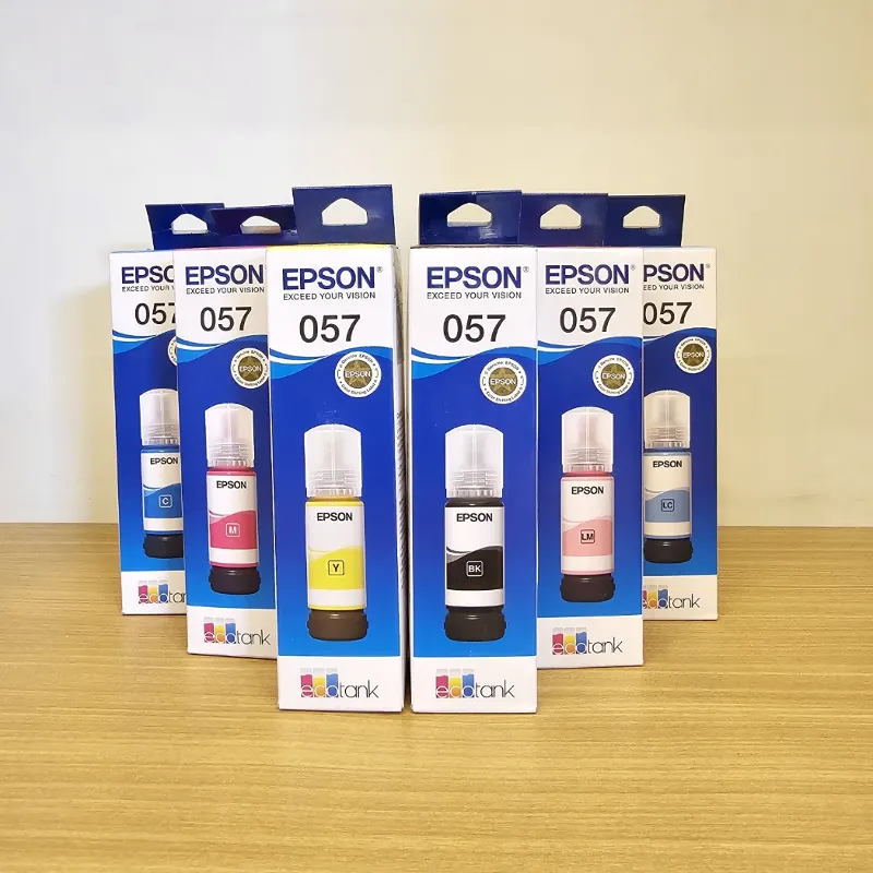 Tinta Epson 057 T-057 T057 09D untuk printer L8050 L18050 Original